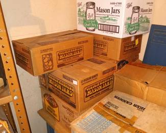 Boxes of Canning Jars