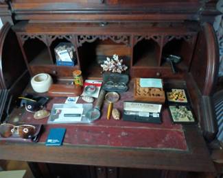 Desk opened