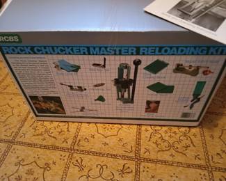 RCBS Rock Chucker Master Reloading Kit Unused in original box