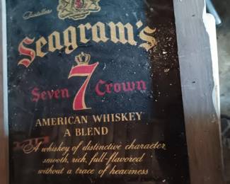 Seagram's Gin Mirror/Sign