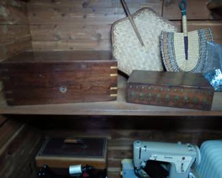 Nice Antique Boxes with Inlay