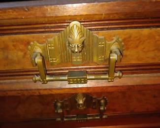 Up close of Drawer Pulls