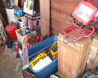 Garage is Full of tools and miscellaneous