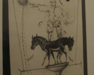 one of a kind original art "Juggler of Dreams and other...."