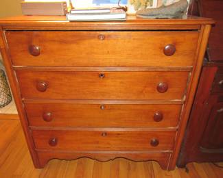 solid wood vintage dresser