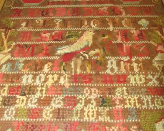 Antique Alphabet cross stitch sampler