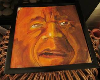 One of several unusual, original, pieces of art