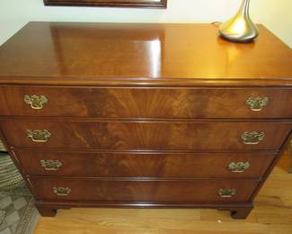 Gorgeous flame antique dresser