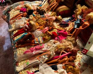 Tons of Barbie dolla