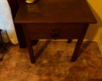 Small oak table
