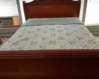 Antique wood bed