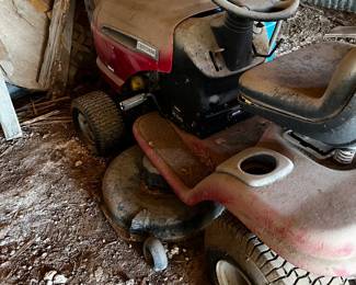 Riding lawn mower- make offer Been barn stored