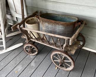 Antique pull wagon 