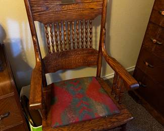 Antique oak chair