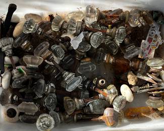 Looking for glass doorknobs for that old fixer upper?  Bunches of full sets