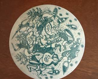 Nymole Art Faience Limited Edition Trinket Box 