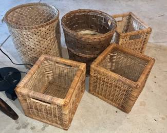 Wicker Woven Baskets 