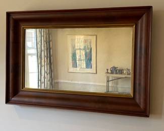 Wooden Wall Mirror Framed 