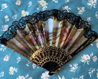 Vintage Spanish Folding Fans 
