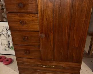 Solid Cherry Wood Dresser 