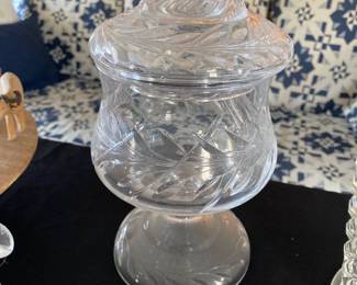 Baccarat St Louis Cut Crystal sweet box 