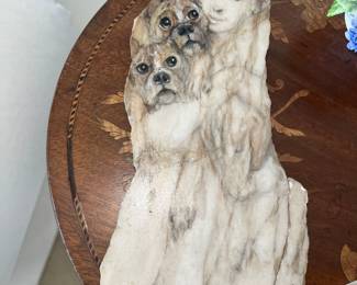 Boy with Young Boxers by Nan Lee 