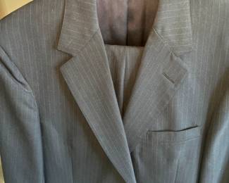 Brooks Brothers Grey Pinstripe Suit 