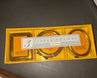 Silver Plate Frames set of 3