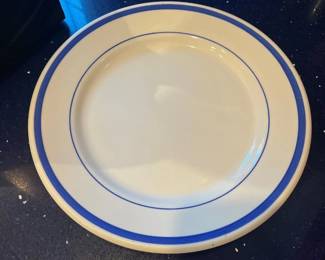 Buffalo China Blue Salad Plates 