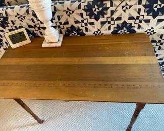 Walnut Sewing Table 