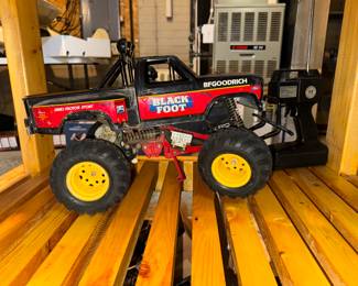 black foot radio control truck 