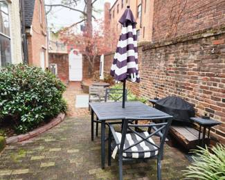 Outdoor furniture pieces 