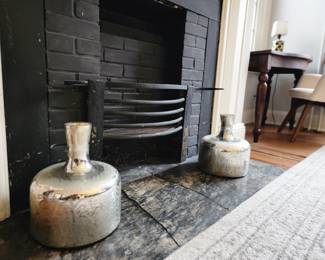 Glass glam decorative vases.