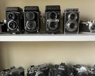Camera Collection (Canon, Minolta, and Nikon)