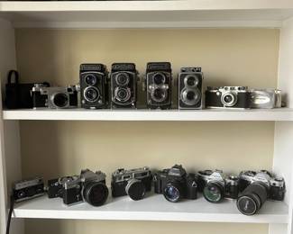 Camera Collection (Digital, 35mm, Medium Format, and Point-and-Shoot)