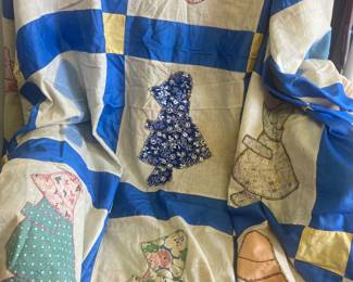 Old sun bonnet Sue quilt top 