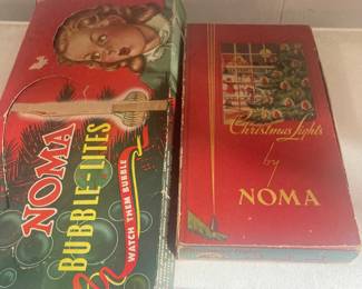 Vintage Noma  bubble lights in original box