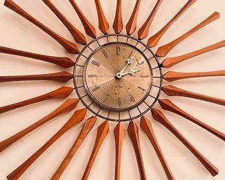 Seth Thomas starburst wall clock