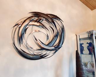 C. Jere “Tail Spin” sculpture
