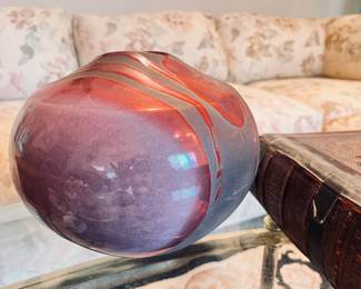 Tony Evans signed Raku pottery