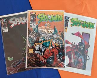 various Spawn Comics