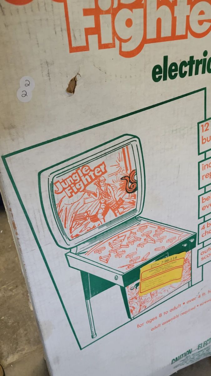 Vintage new in the Box  jungle fighter electric game