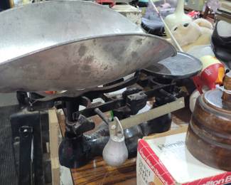 Vintage goods scale.