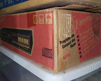 In the Box Emerson VHS player