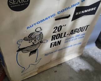 Sears 20" roll about fan