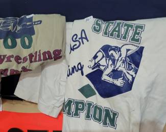 Vintage wrestling shirts