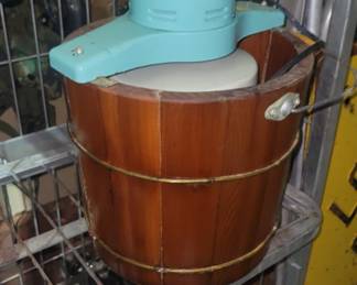 Antique ice cream maker 