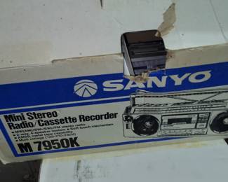 Sanyo M 7950K radio recorder new in the Box 
