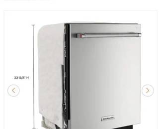 24 in. PrintShield Stainless Steel Top Control Built-In Tall Tub Dishwasher with Stainless Steel Tub, 44 dBA. retails for $1,838