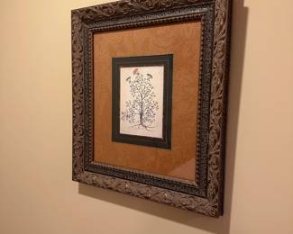 R48 - $20 Botanical Print. Measures 19.5" x 21.5".